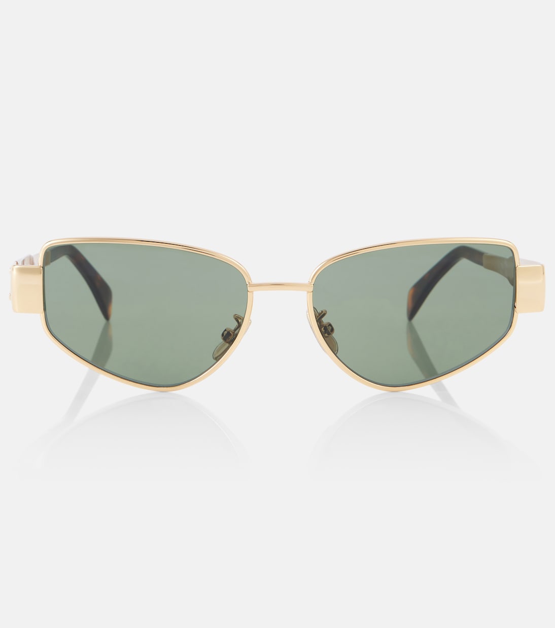 Occhiali da sole Céline Triomphe Metal 04, stile cat-eye per un look giovane e trendy
