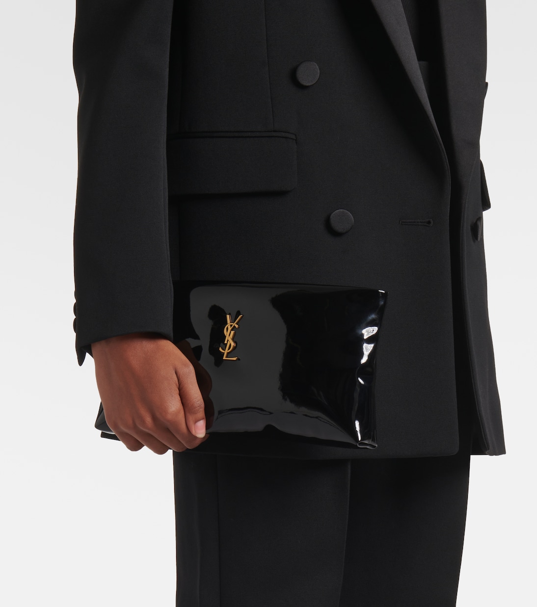 SAINT LAURENT Borsellino in pelle Calypso per giovani trendsetter