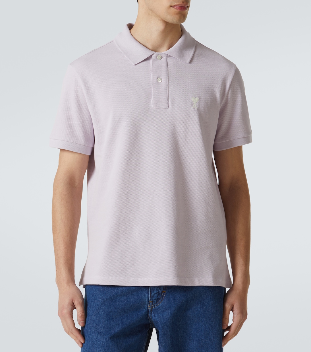 Polo Ami de Cœur in piqué di cotone | Ami Paris
