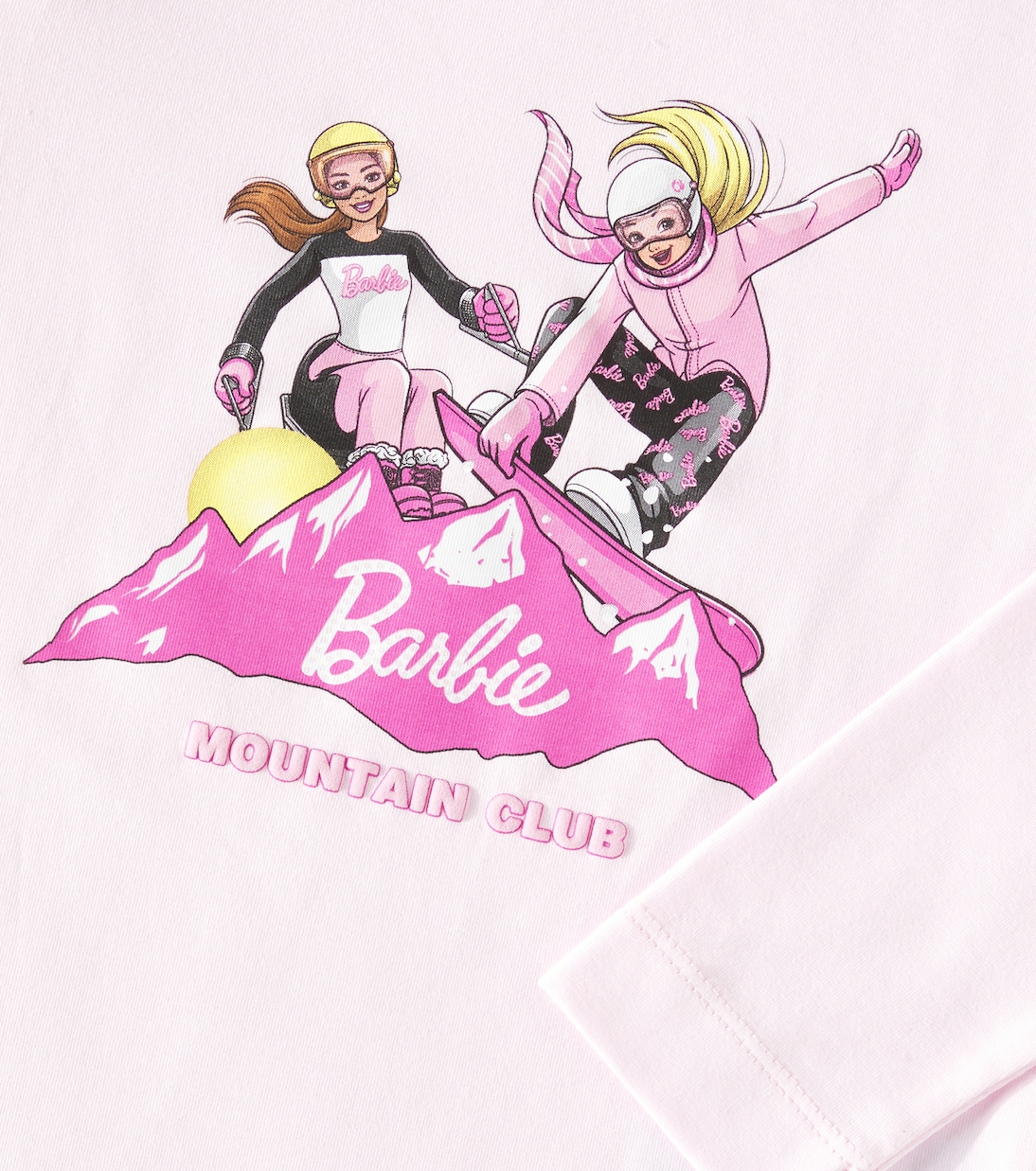 x Barbie® camiseta de jersey de mezcla de algodón  | Monnalisa