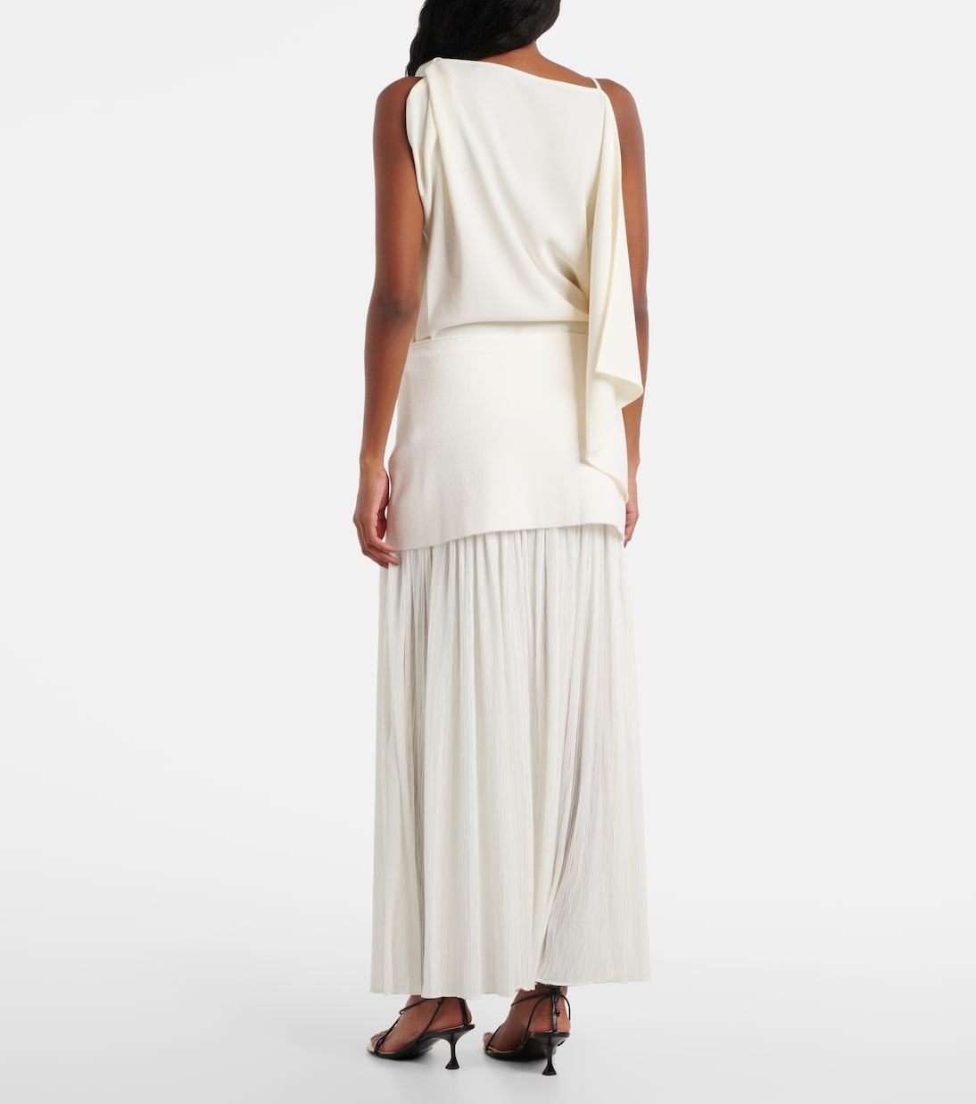 Gonna lunga Paige in chiffon di crêpe  | Proenza Schouler
