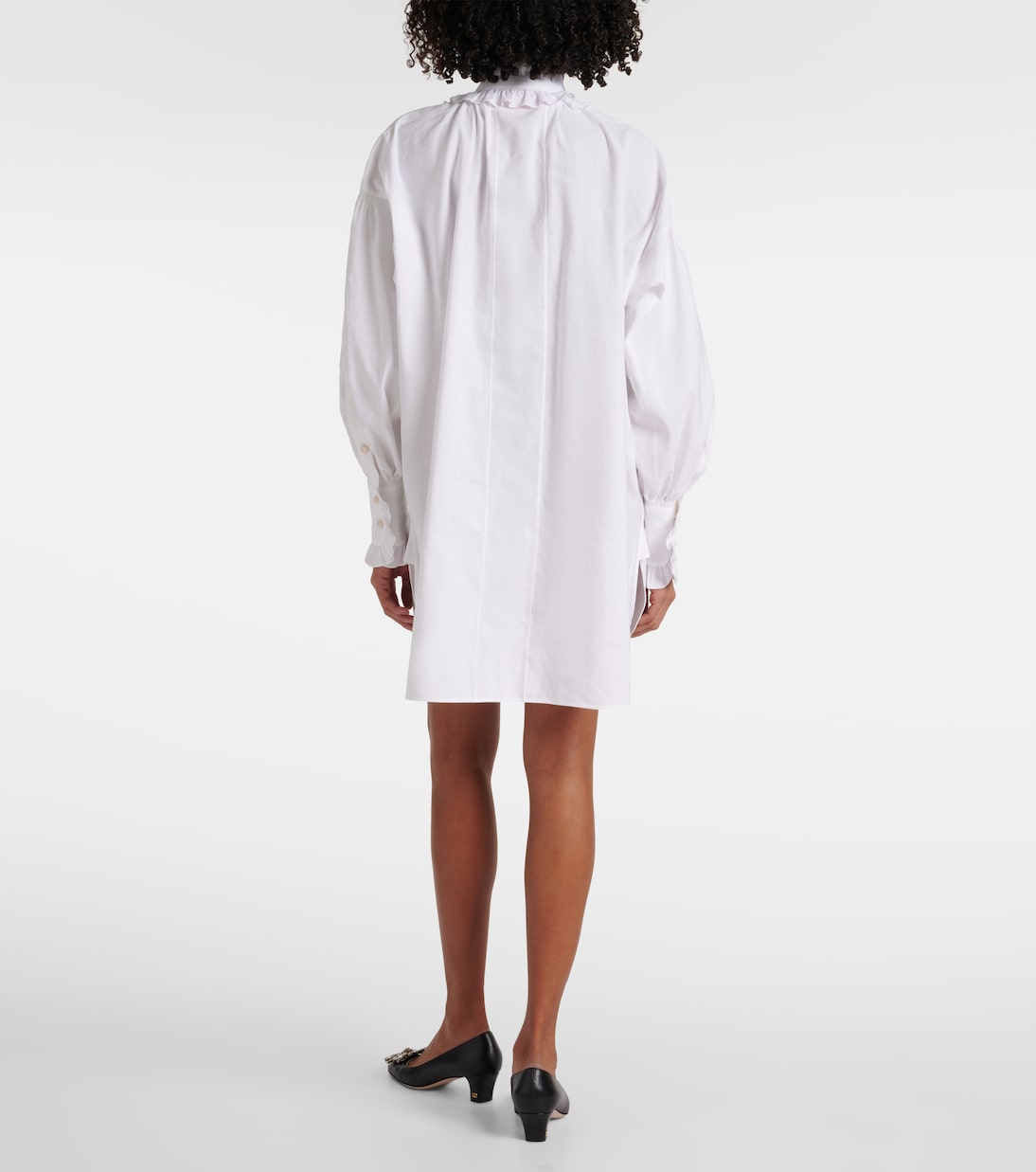 Minikleid aus Baumwolle, Leinen und Seide | Valentino