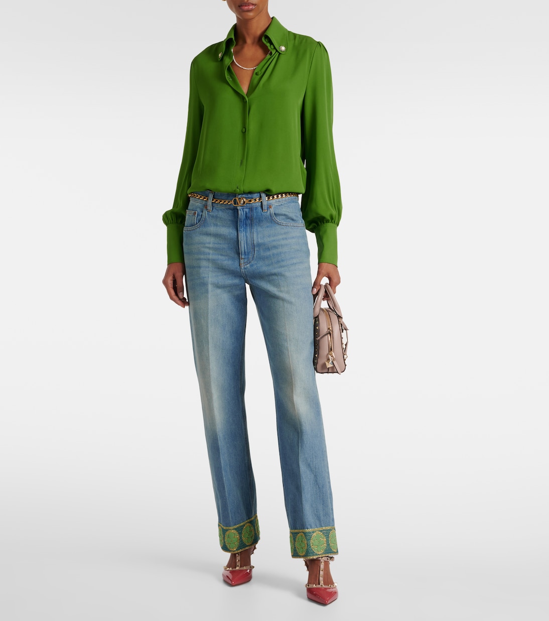 Bolso Rockstud Small de piel | Valentino Garavani