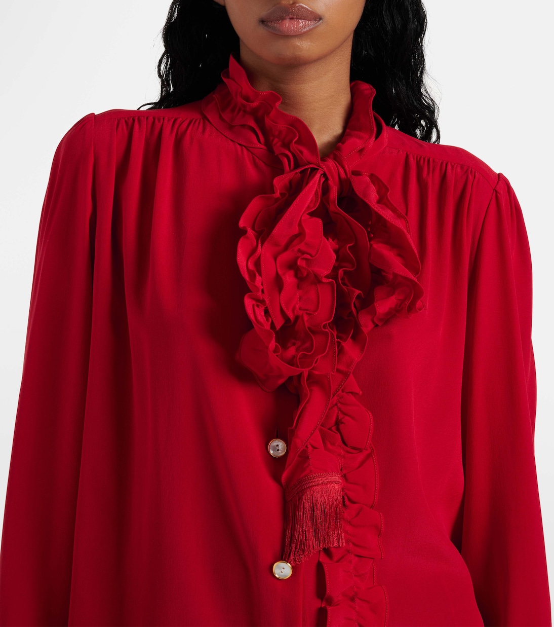Blusa in seta crêpe de chine | Valentino
