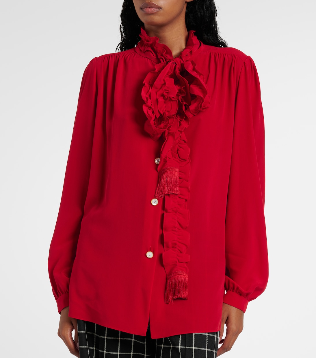 Blusa in seta crêpe de chine | Valentino