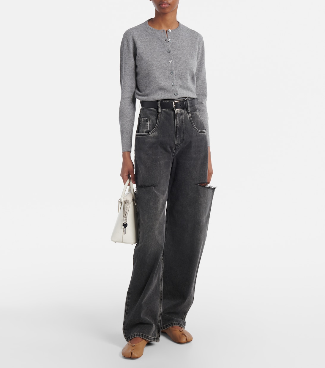 Bailarinas Tabi de piel | Maison Margiela