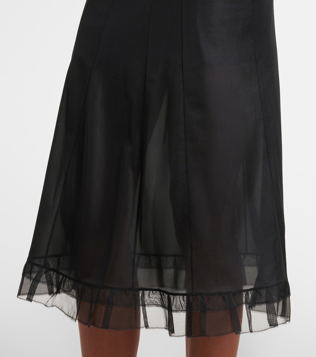 Gonna midi semitrasparente | Maison Margiela