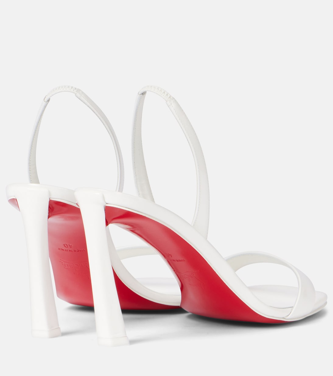Scarpe sandali CHRISTIAN LOUBOUTIN O Condora 85 in vernice lucida per uno stile giovane e audace