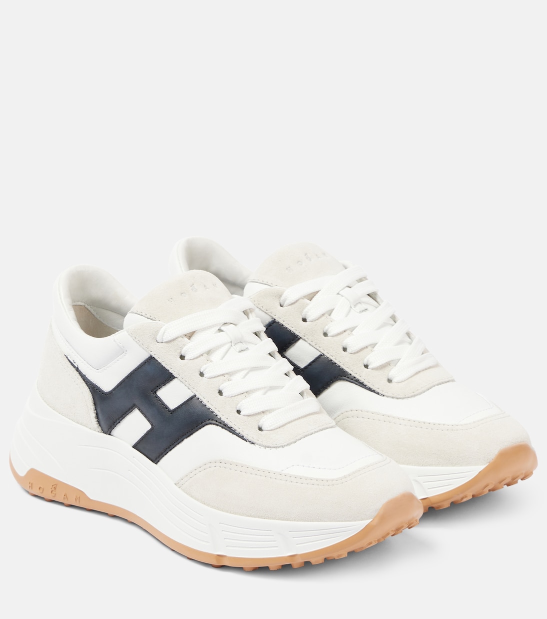 Sneakers Hi-Fi aus Veloursleder und Leder | Hogan