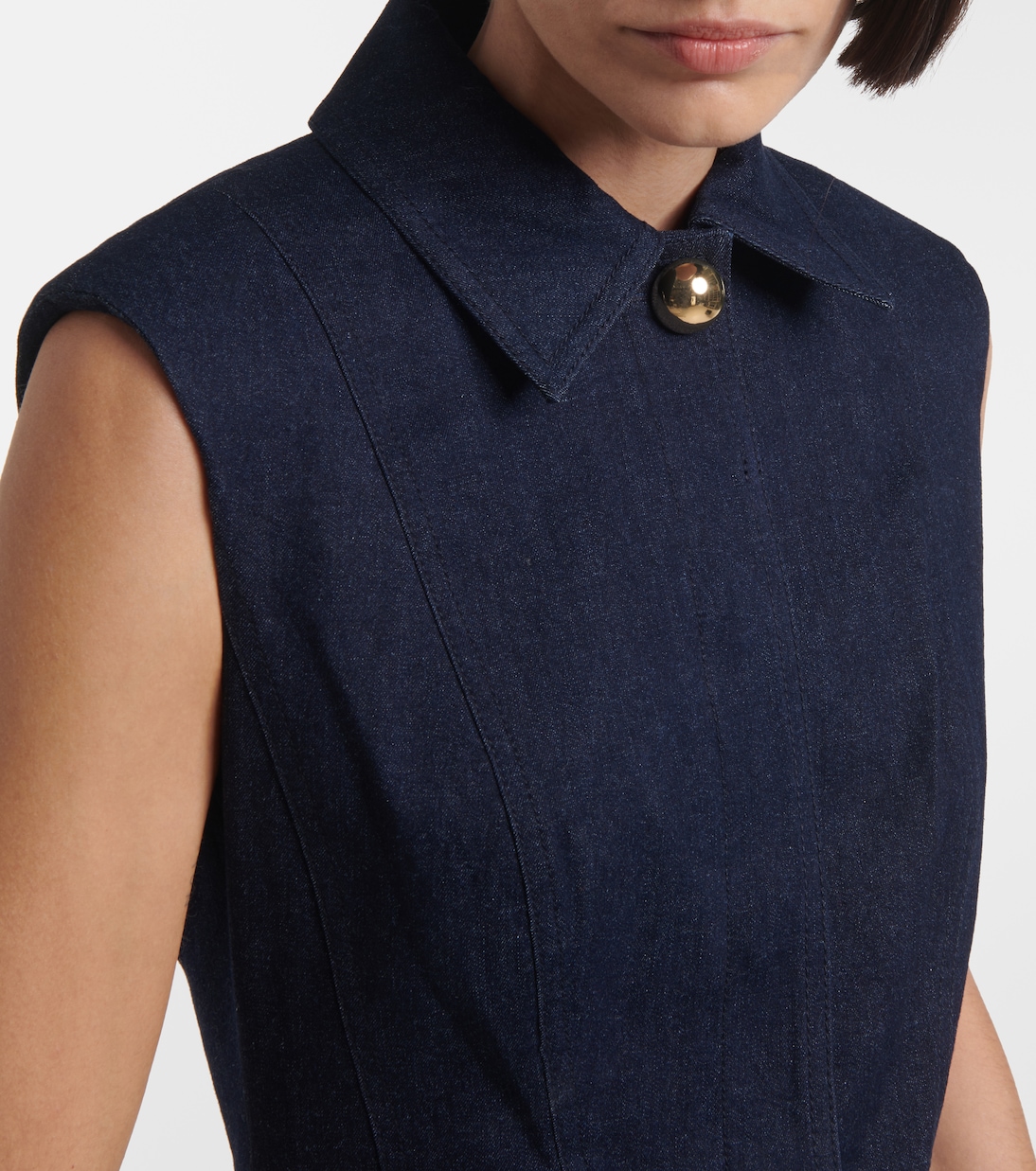 Vestido corto Serina de mezcla de algodón | Veronica Beard