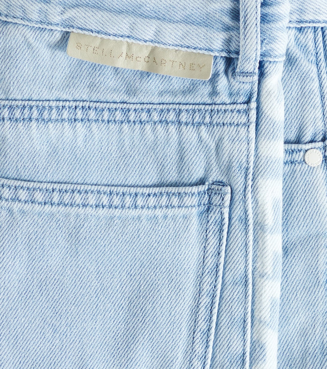 Shorts en denim con logo | Stella McCartney Kids