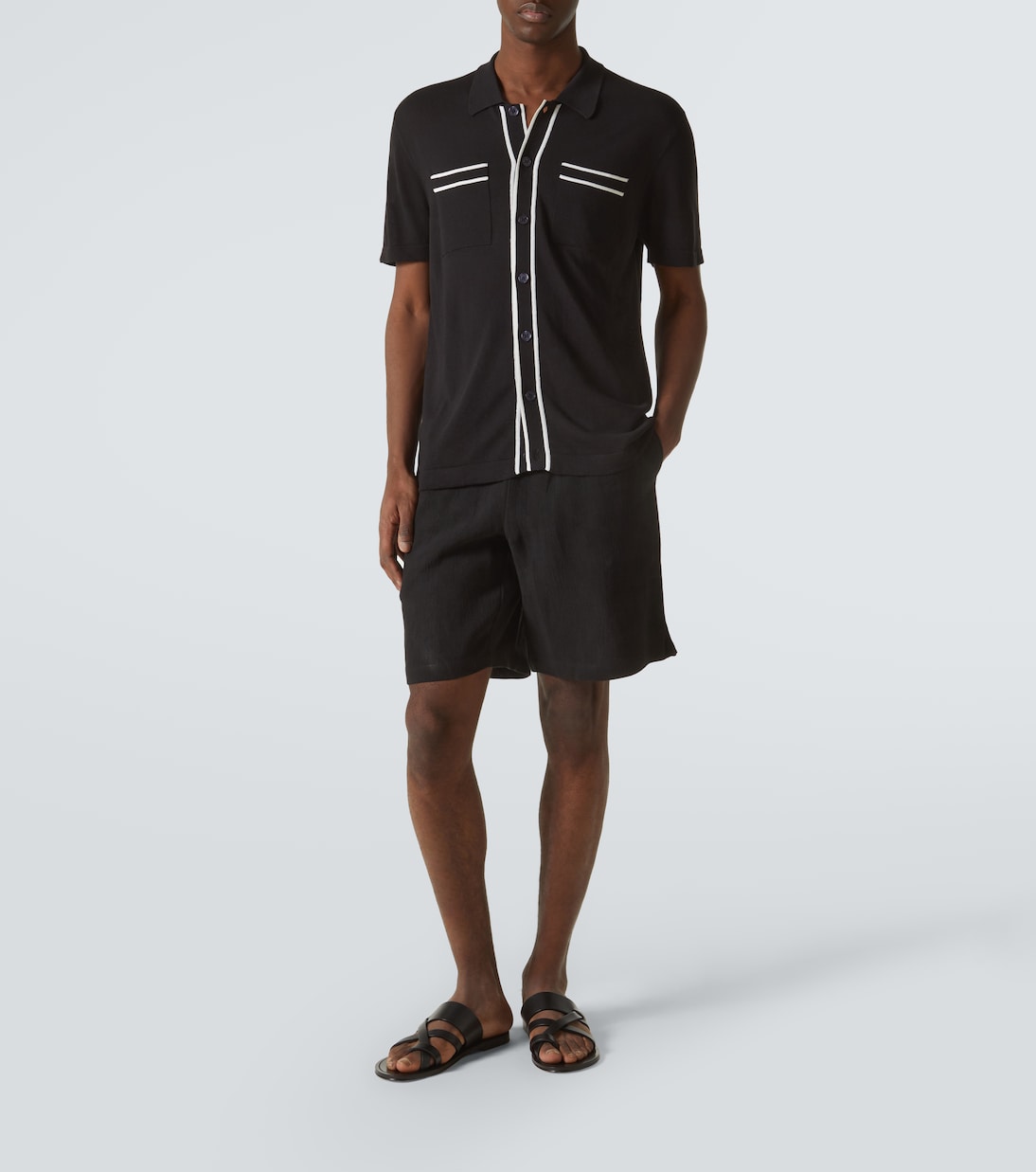 Polo in cotone e seta | Orlebar Brown