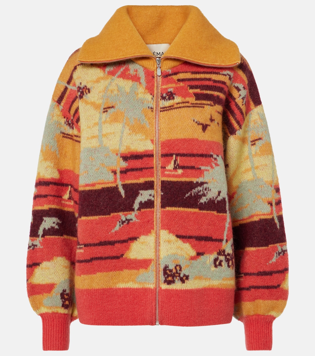 Jacke Palm Island aus Jacquard | Alémais