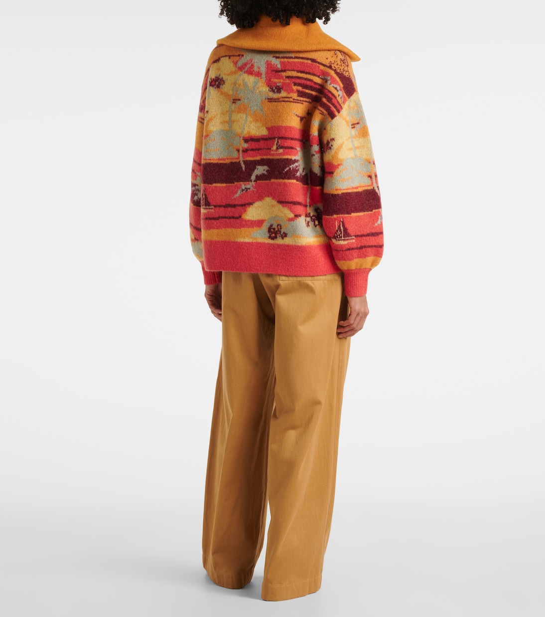 Jacke Palm Island aus Jacquard | Alémais