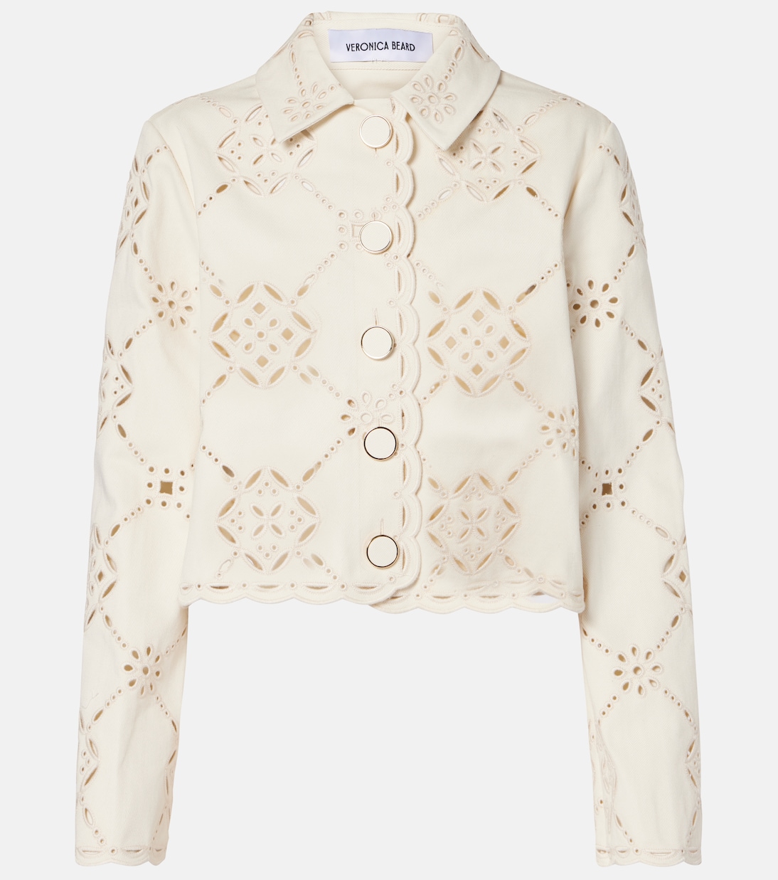 Giacca cropped Adelaide in cotone | Veronica Beard