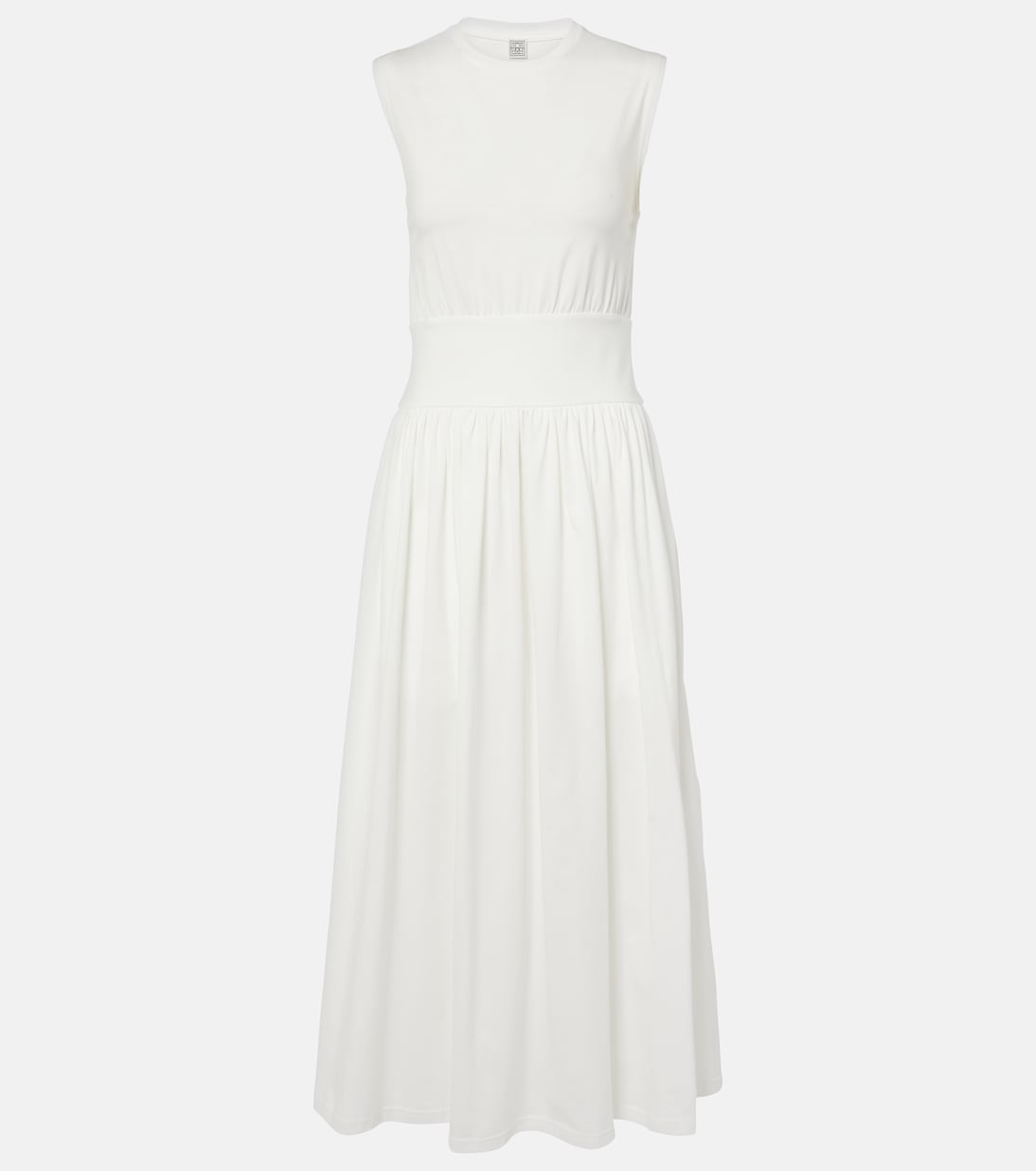 Abito midi in jersey di cotone | Toteme