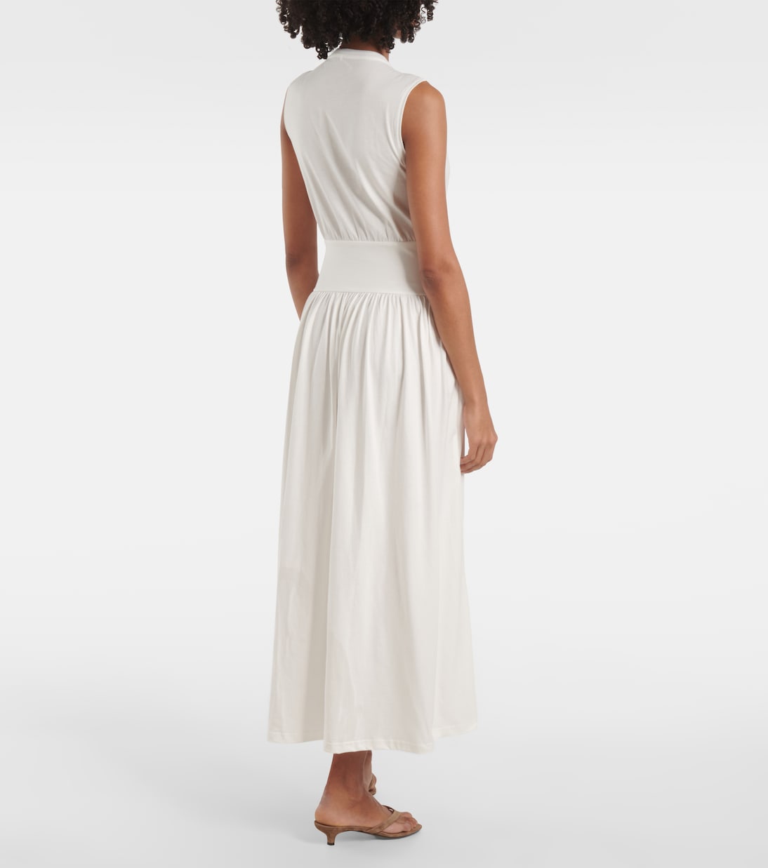 Abito midi in jersey di cotone | Toteme