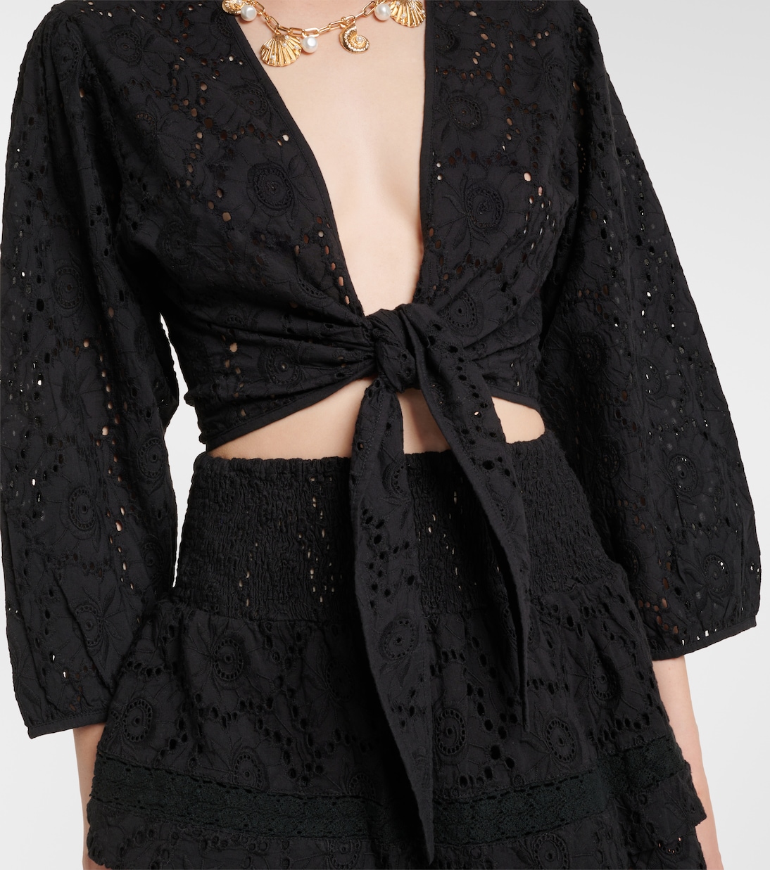 Top Pia in pizzo di cotone | Melissa Odabash