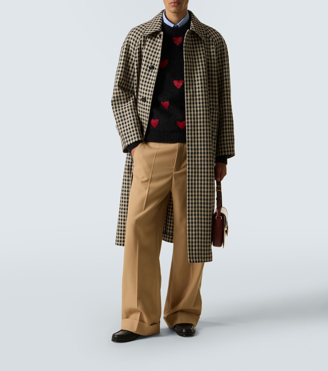 Pull en jacquard de laine mélangée | Valentino