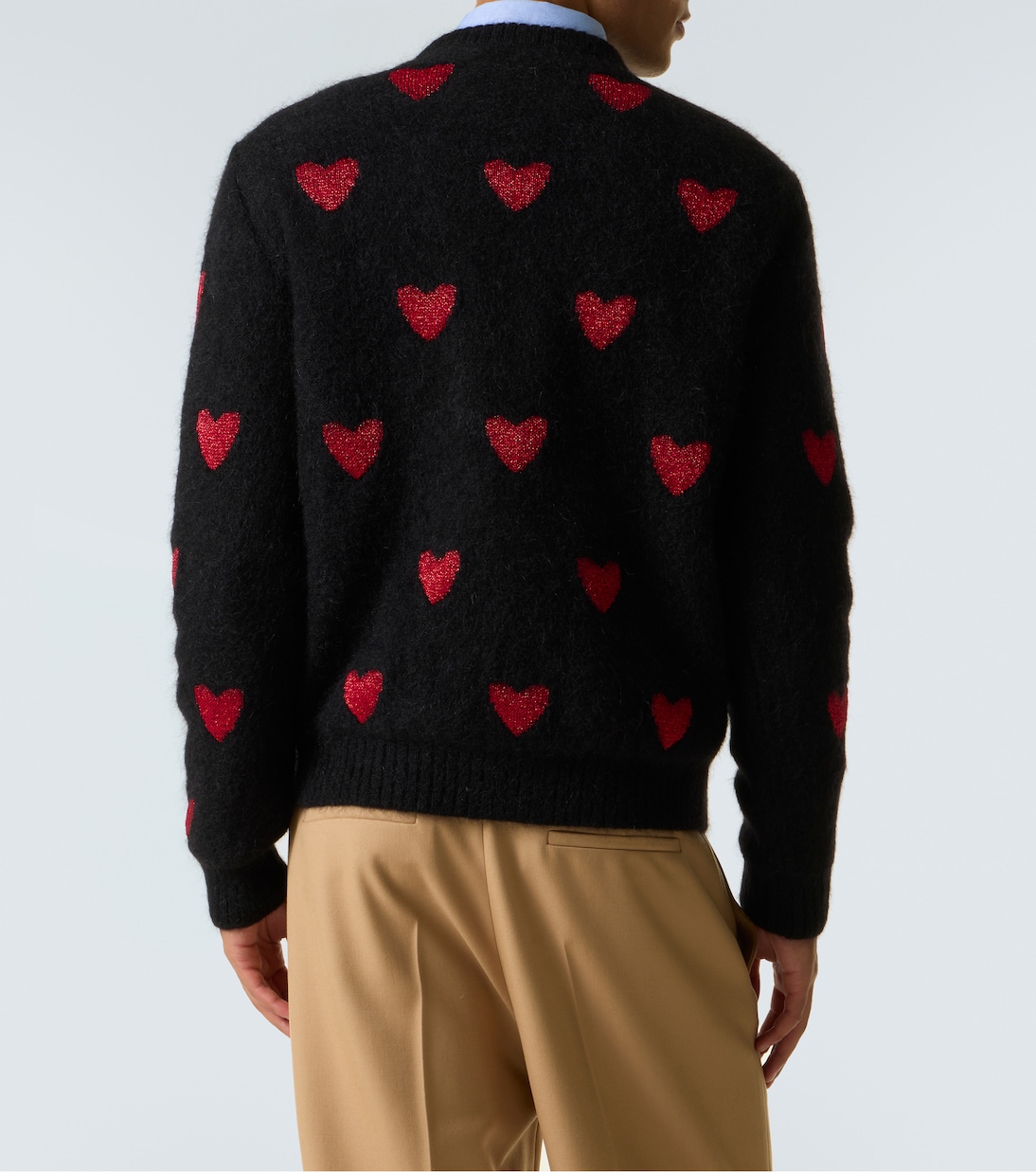 Pull en jacquard de laine mélangée | Valentino