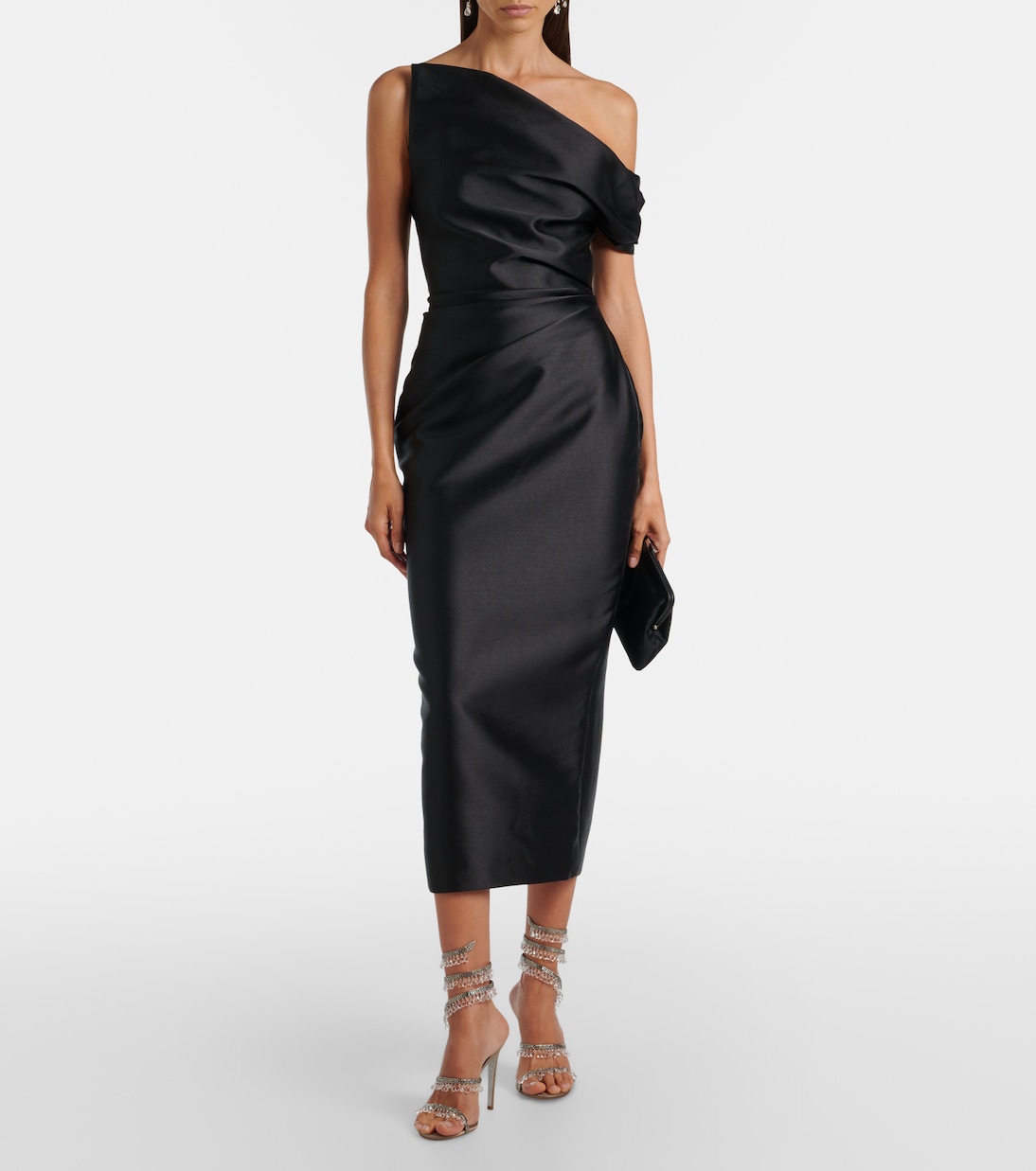 Chandelier 105 embellished satin sandals | Rene Caovilla