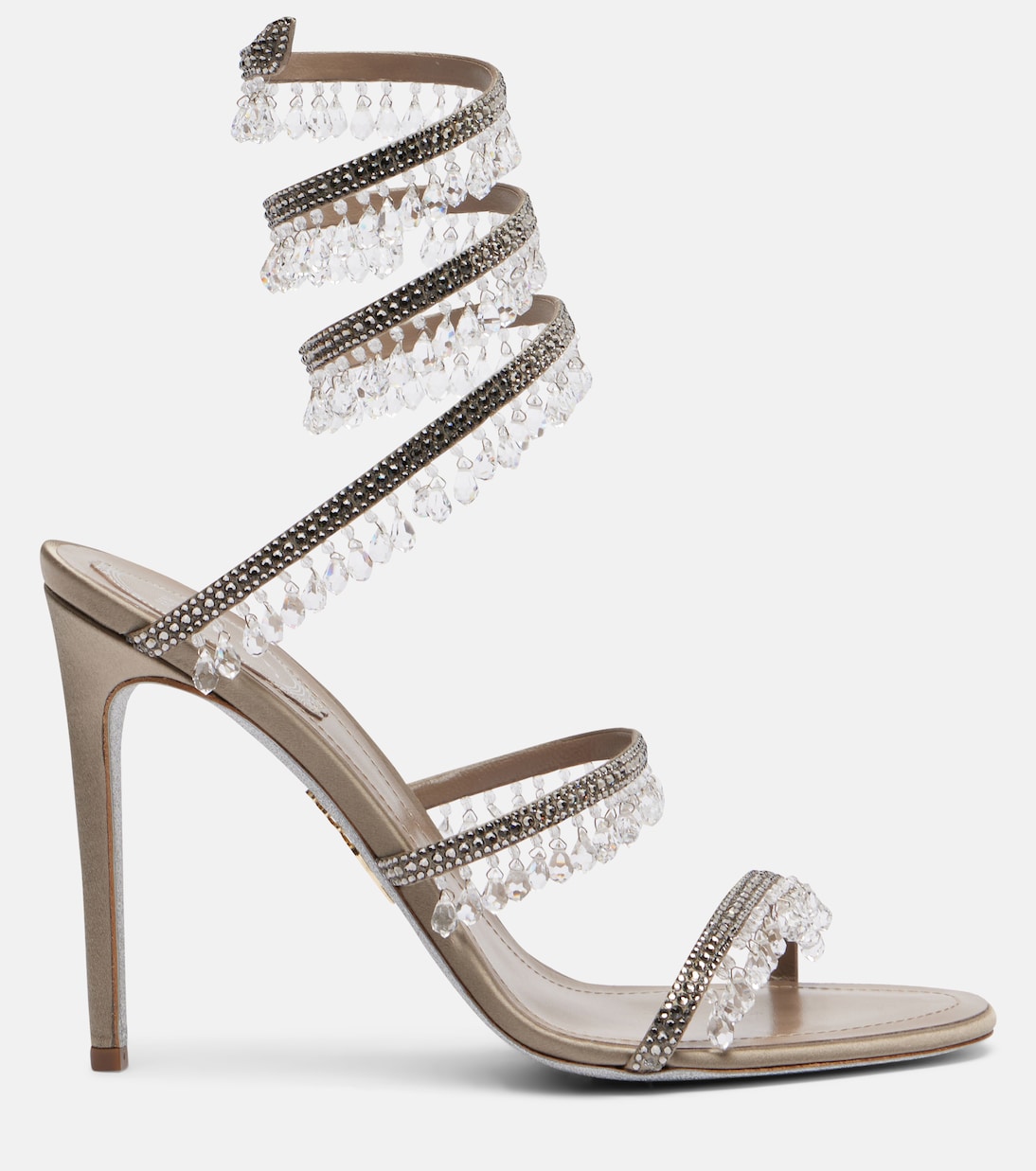 Chandelier 105 embellished satin sandals | Rene Caovilla