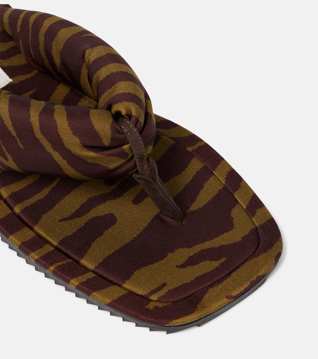 Sandalen Indie mit Zebra-Print | The Attico