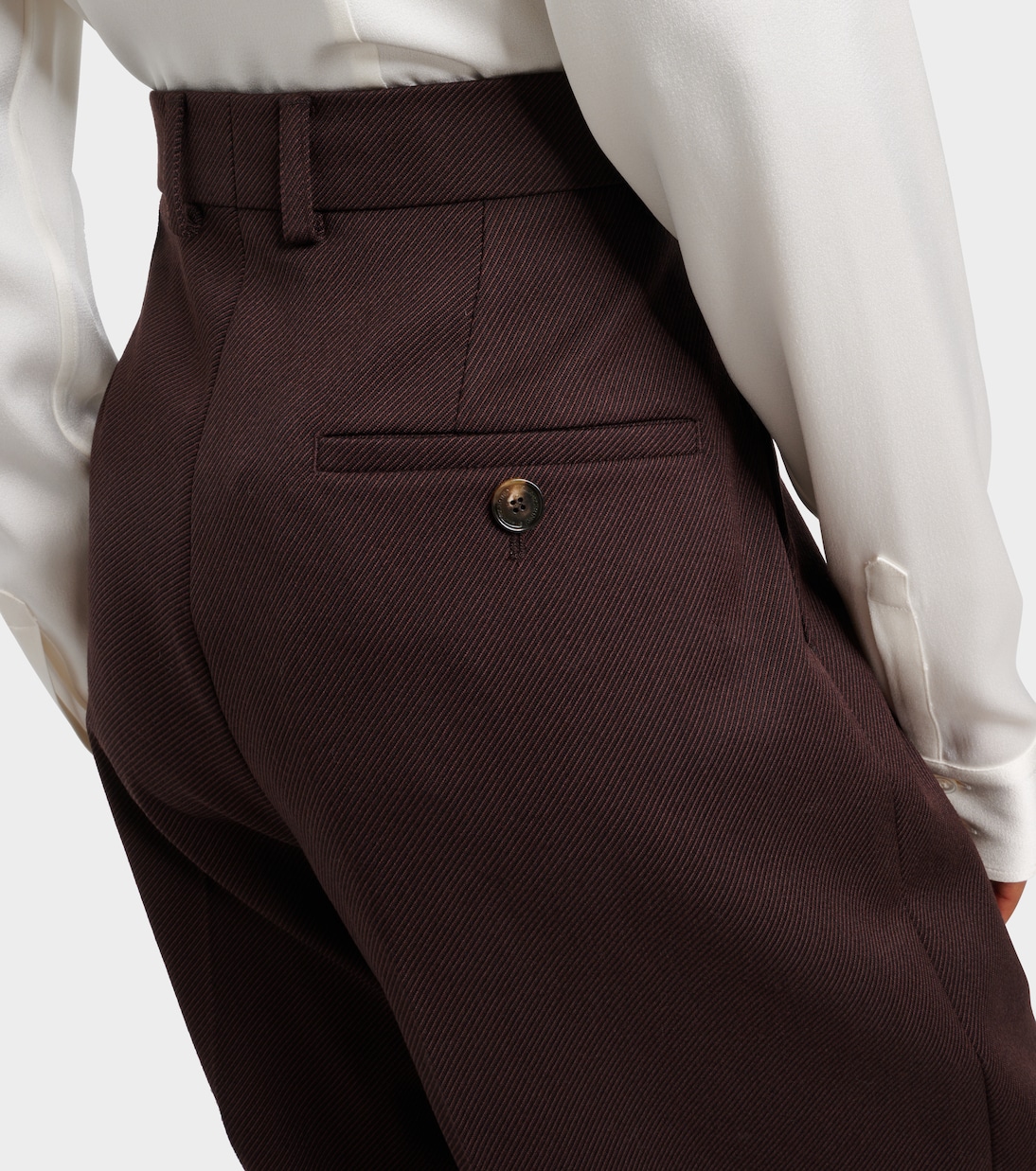 High-rise wool wide-leg pants | Stella McCartney
