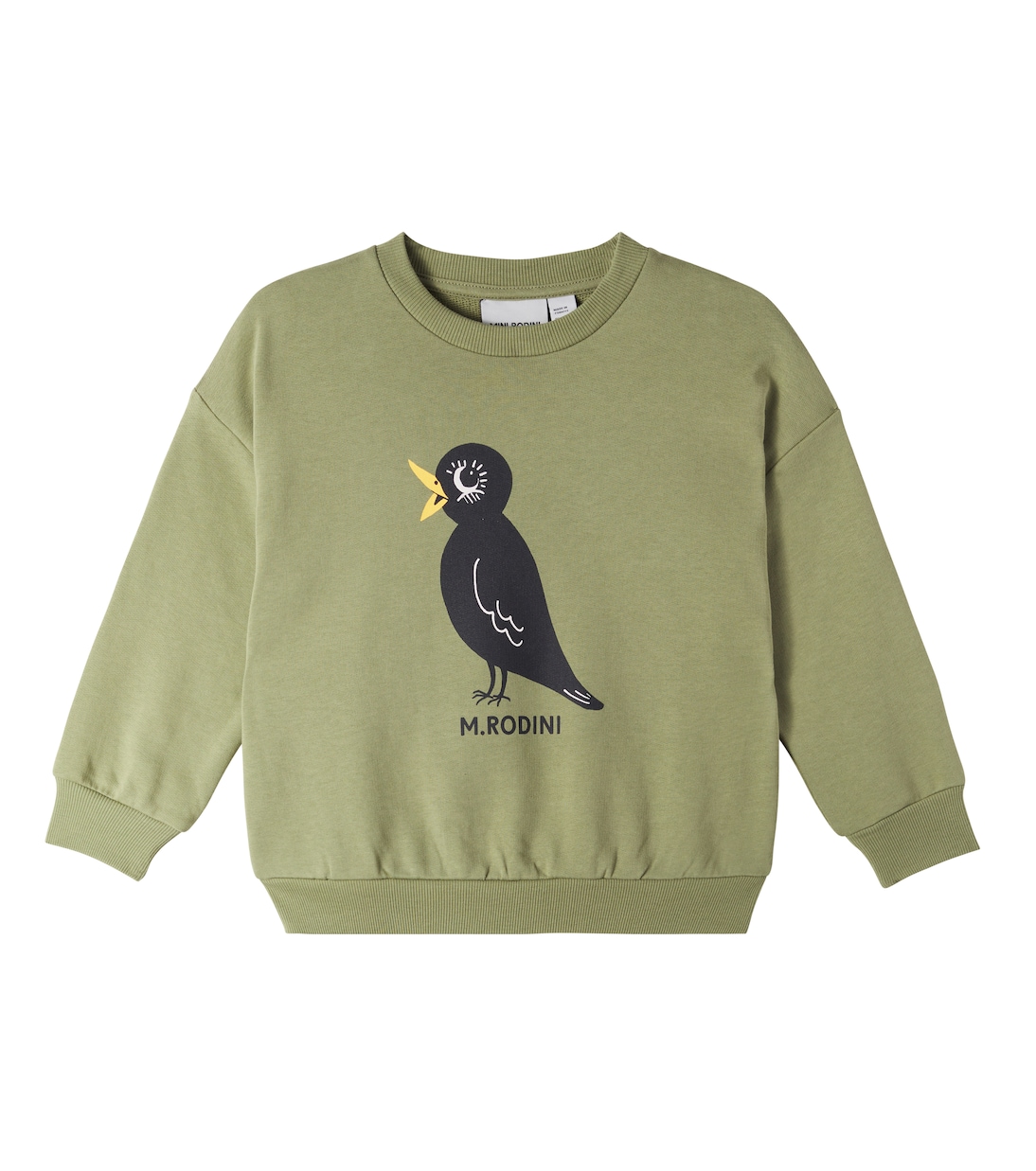 Sweatshirt Blackbird aus Baumwoll-Jersey | Mini Rodini