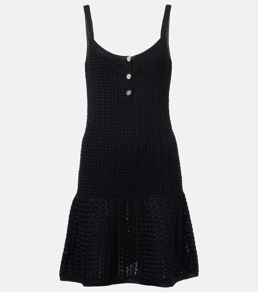 Abito corto in misto cotone | Gucci