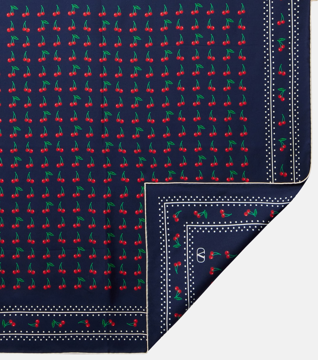 Foulard Cherryfic en soie | Valentino