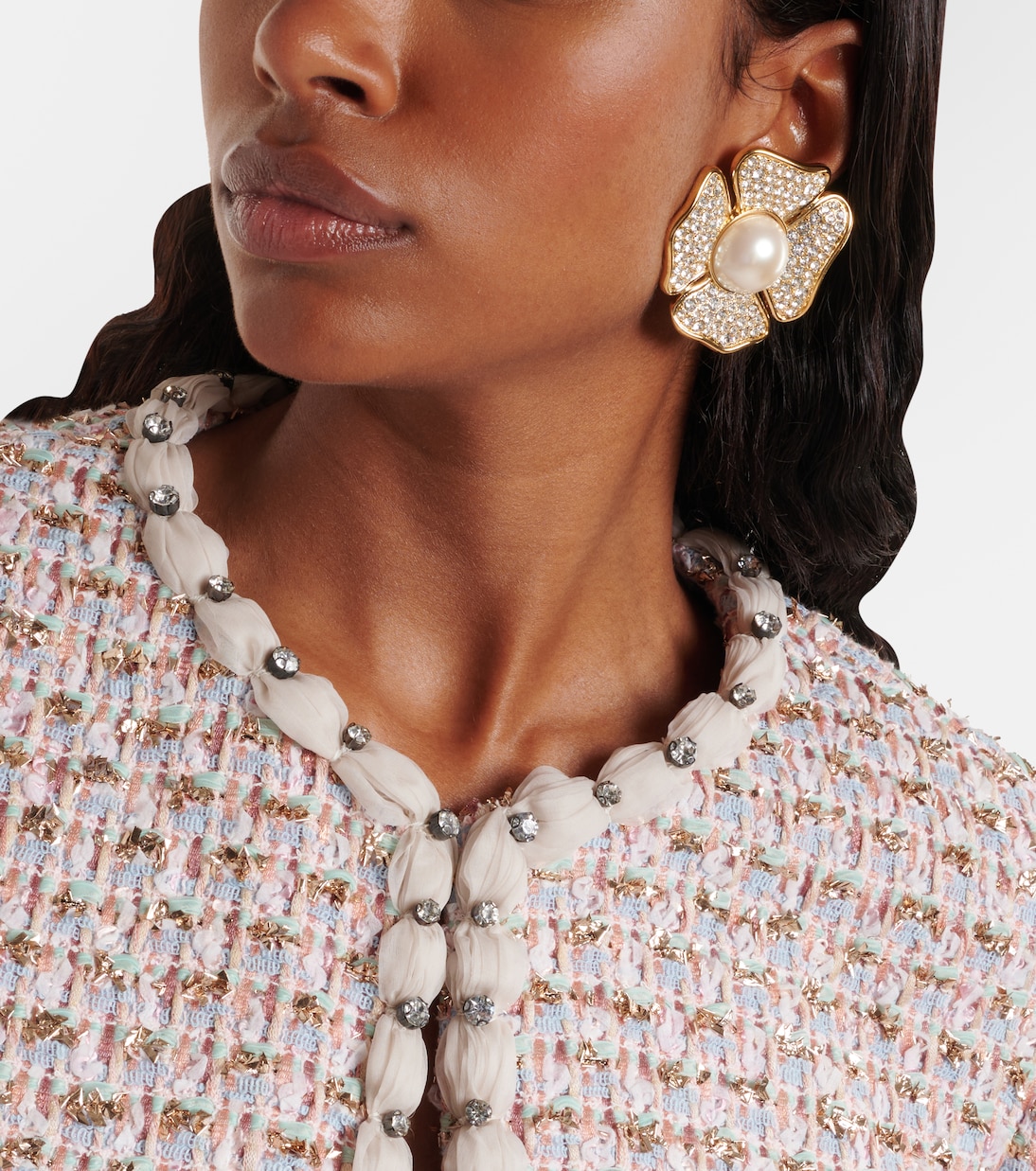 San Fin Swarovski®-embellished earrings | Valentino