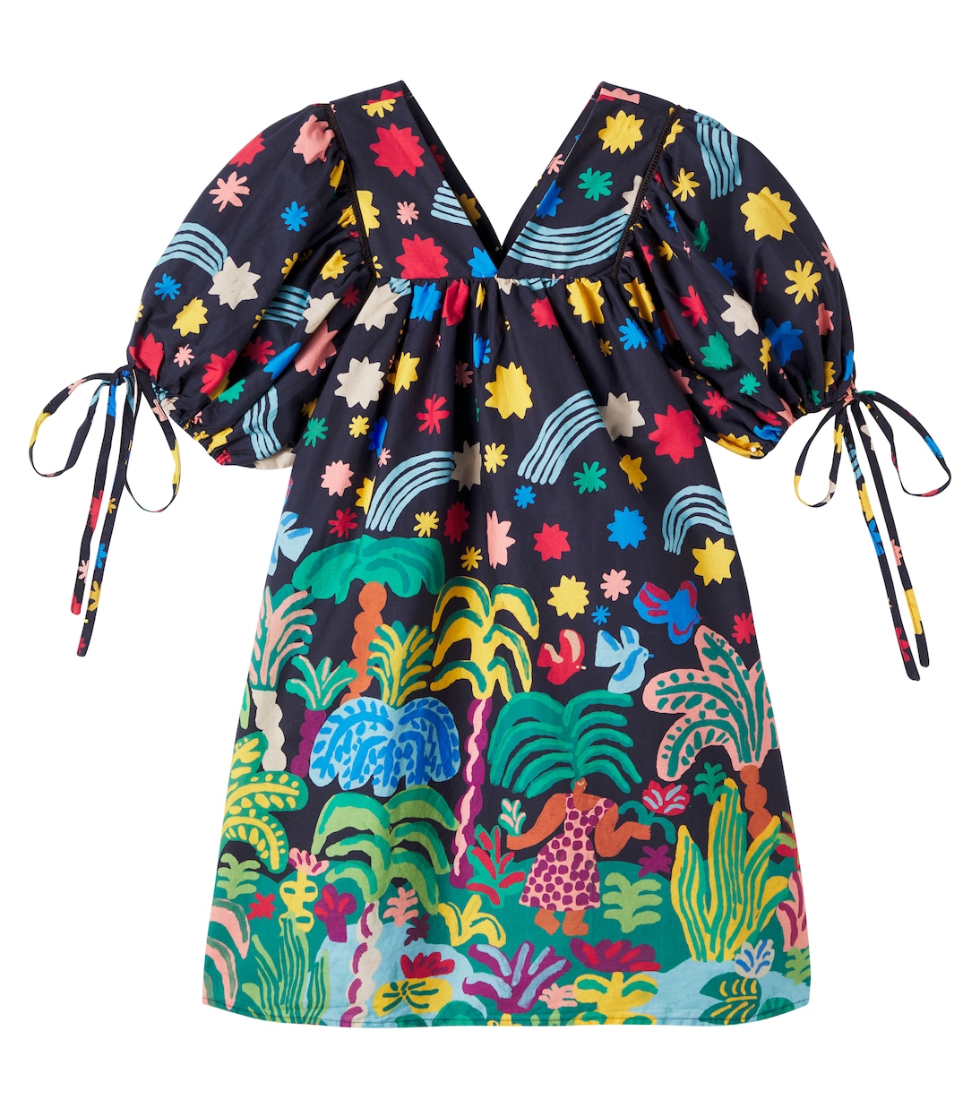 Vestido de algodón estampado | Fábula