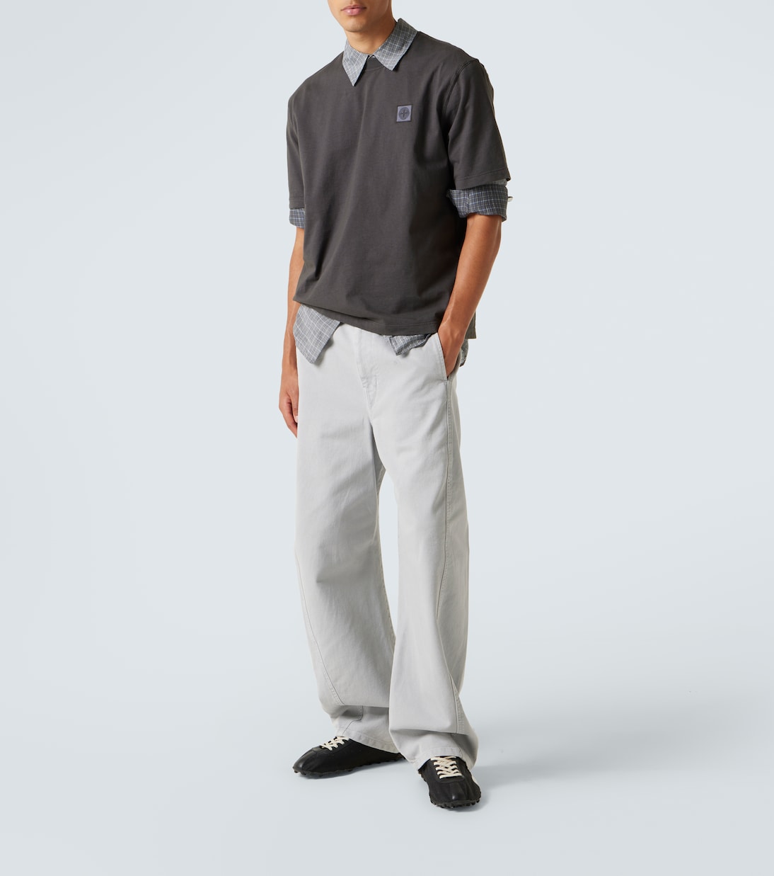 2100025 Compass cotton jersey T-shirt | Stone Island
