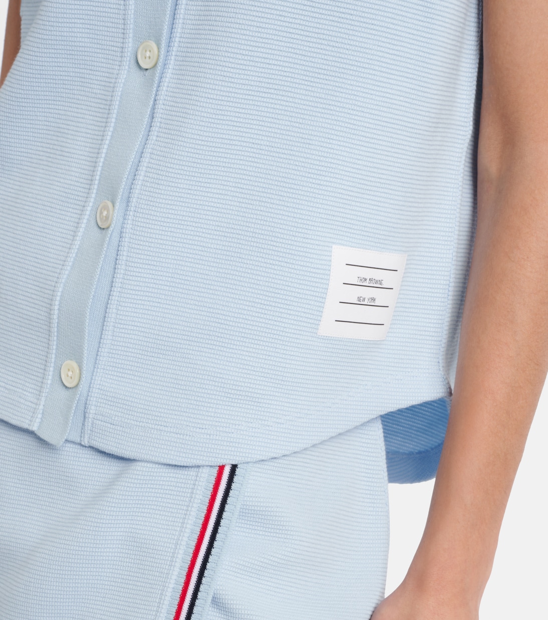 Polo de algodón sin mangas | Thom Browne
