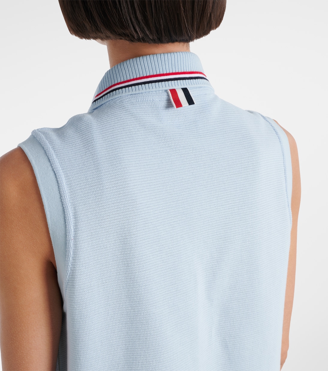 Polo de algodón sin mangas | Thom Browne