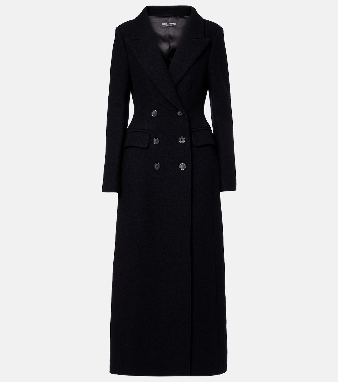 Double-breasted virgin wool coat | Dolce&Gabbana