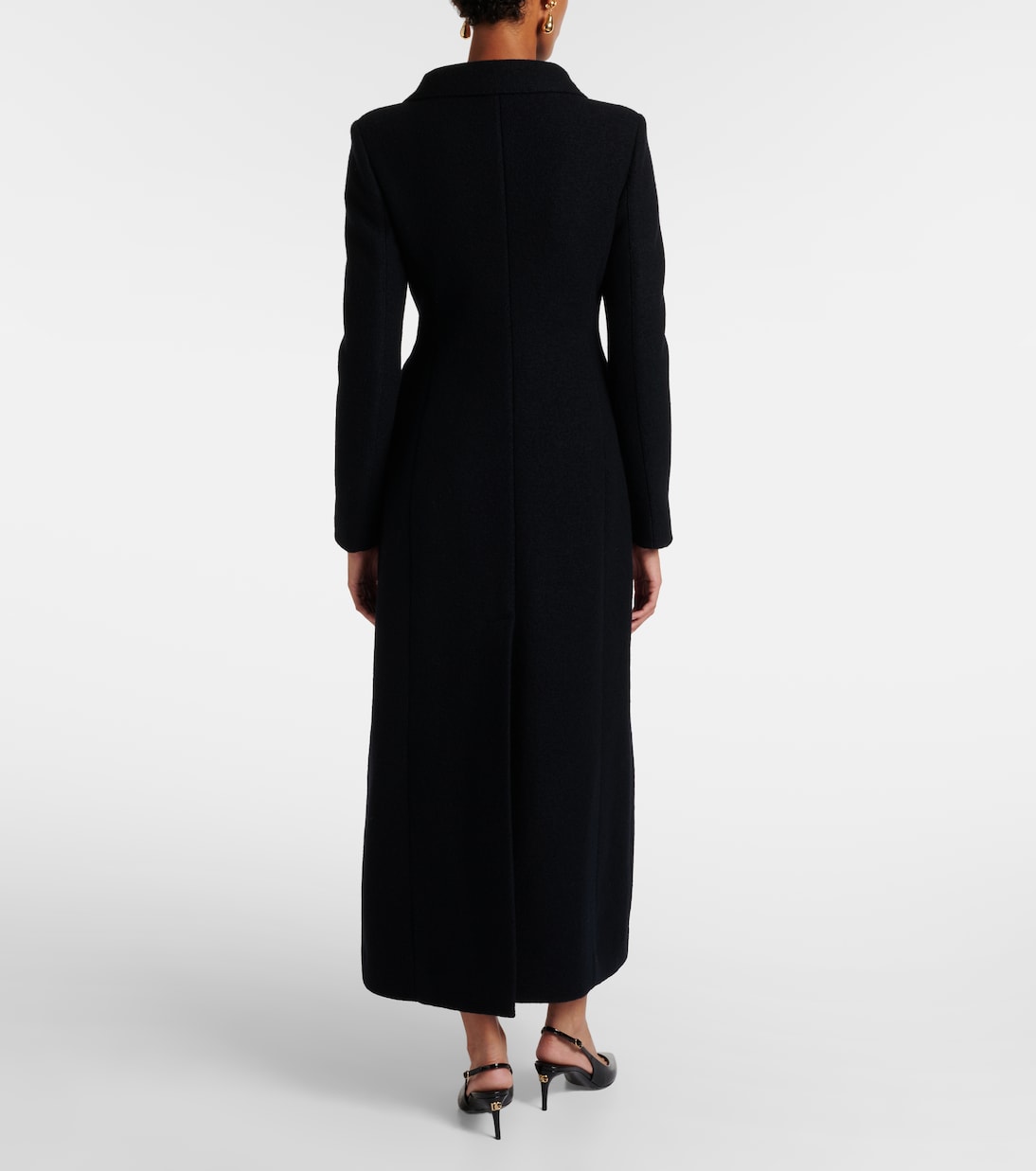Double-breasted virgin wool coat | Dolce&Gabbana