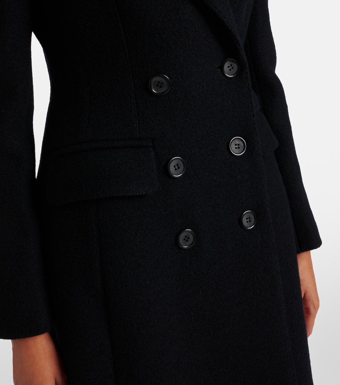 Double-breasted virgin wool coat | Dolce&Gabbana