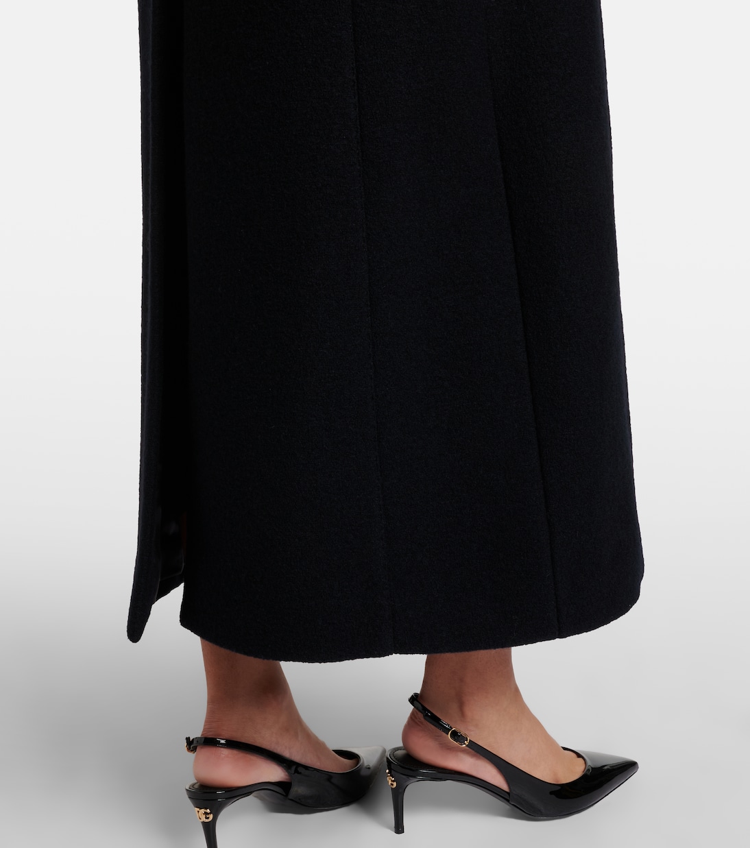 Double-breasted virgin wool coat | Dolce&Gabbana