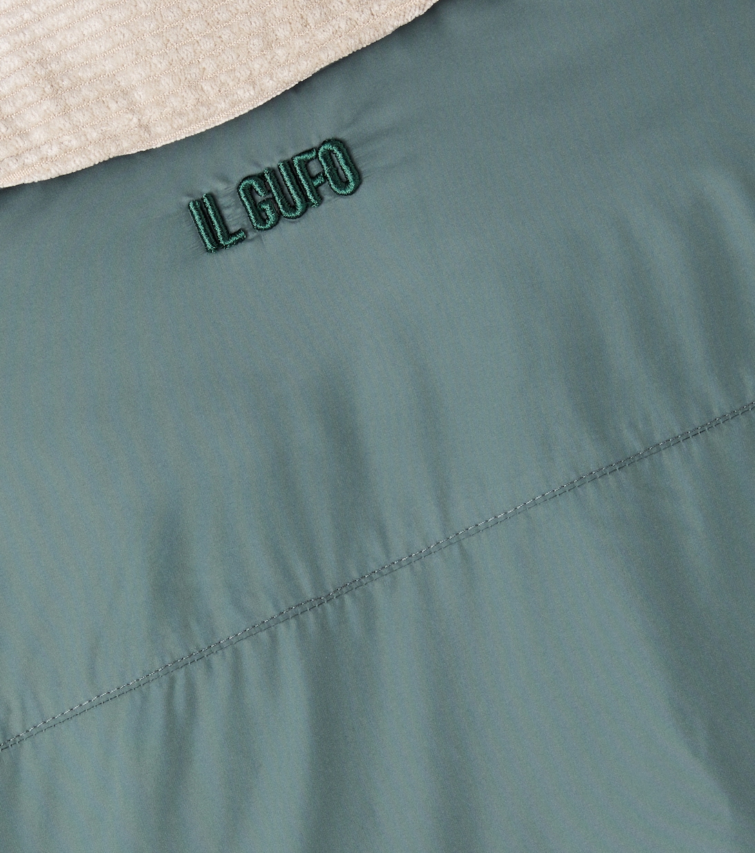 Baby corduroy-trimmed technical jacket | Il Gufo