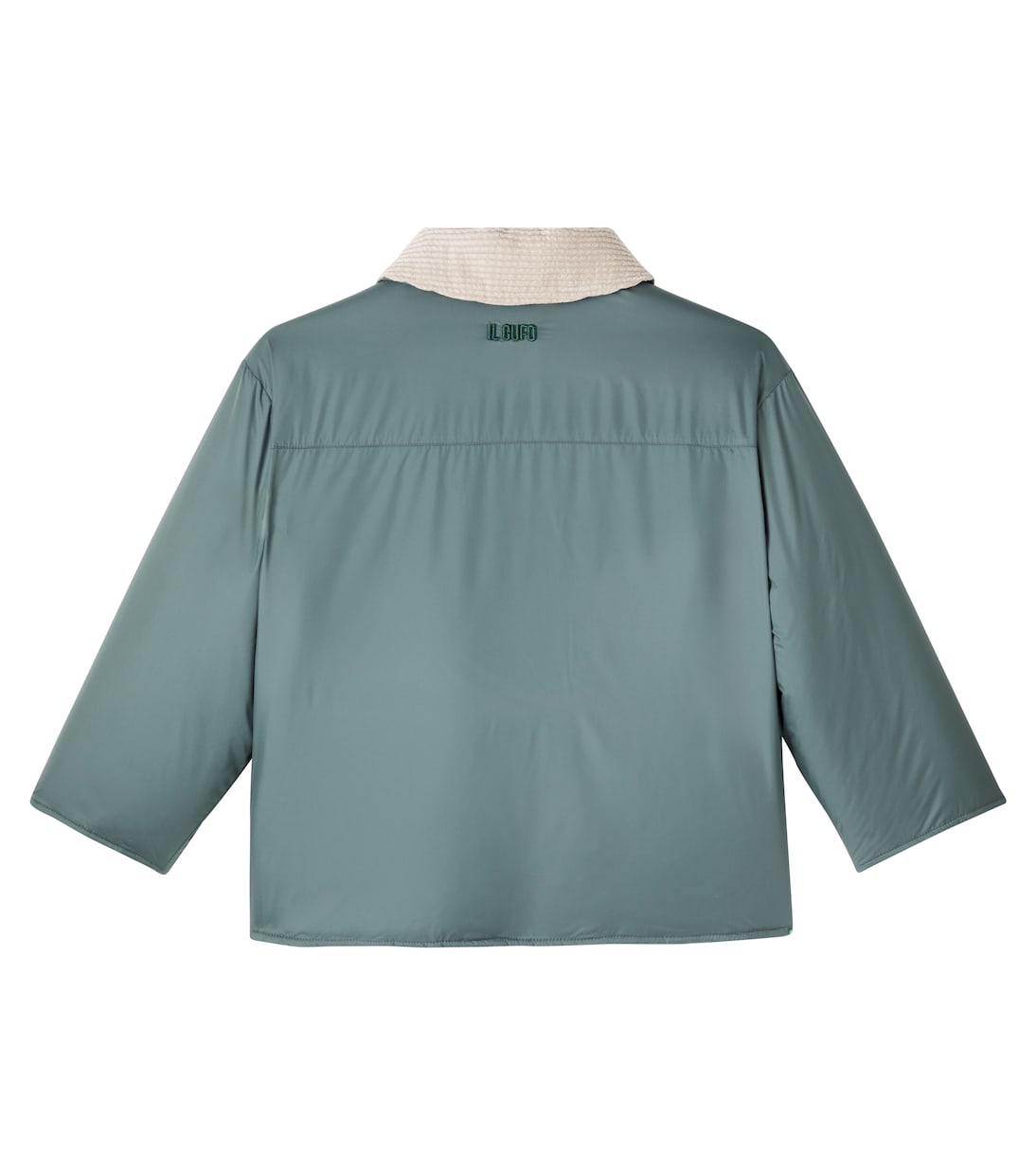 Baby corduroy-trimmed technical jacket | Il Gufo