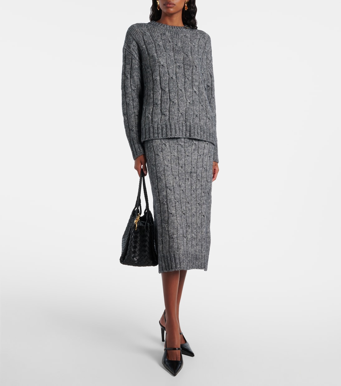 Jupe midi Otello en coton et laine | 'S Max Mara