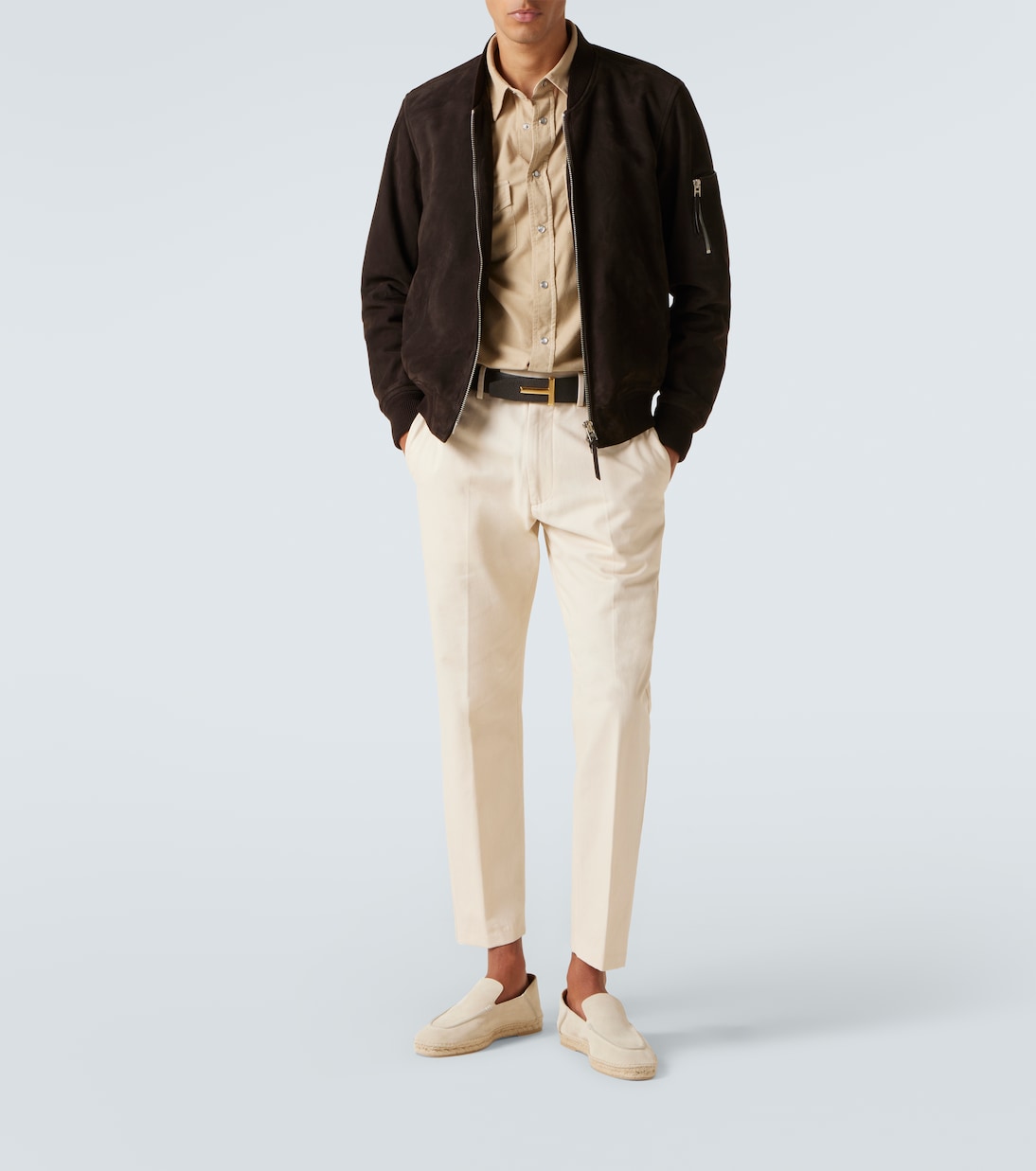 Chinohose aus Baumwoll-Drill | Tom Ford