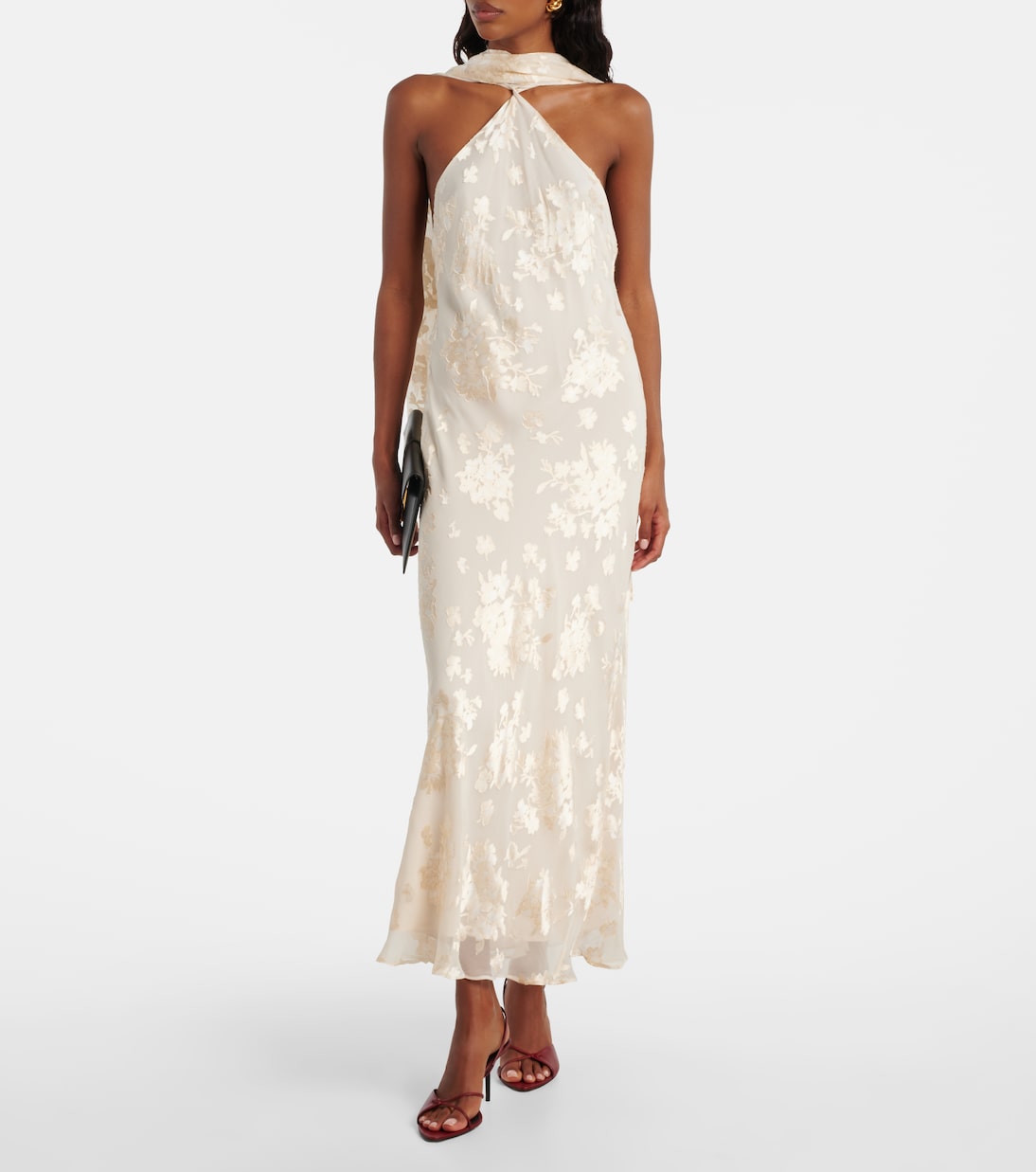 Robe longue Bridal Hayley à fleurs | Rixo