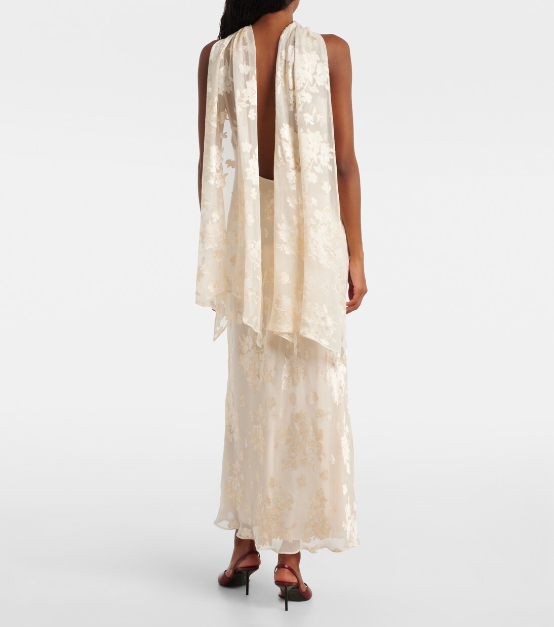 Robe longue Bridal Hayley à fleurs | Rixo