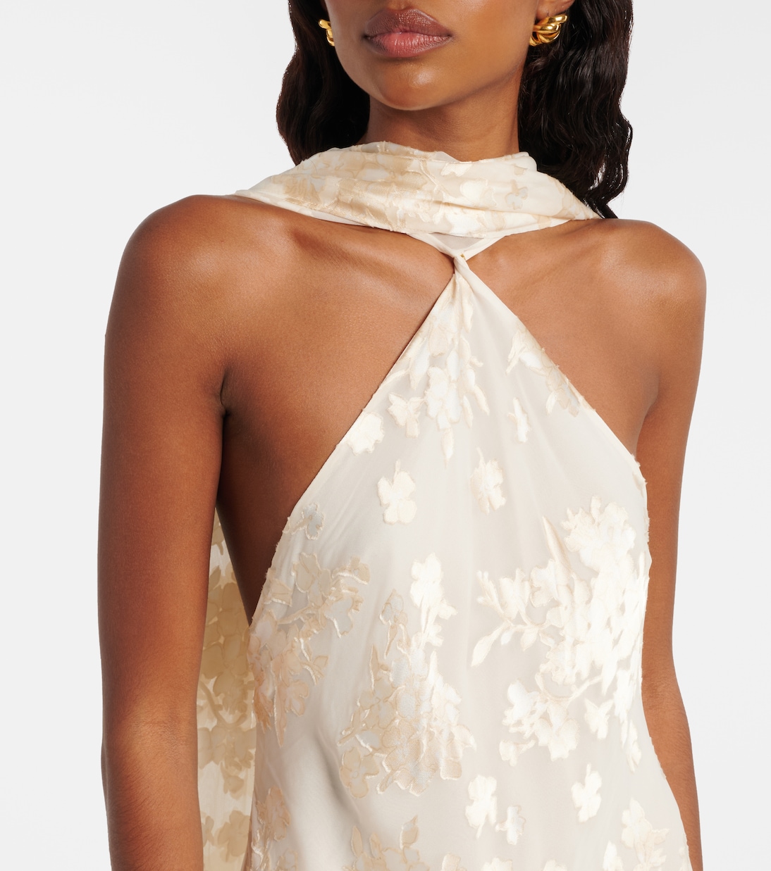 Robe longue Bridal Hayley à fleurs | Rixo