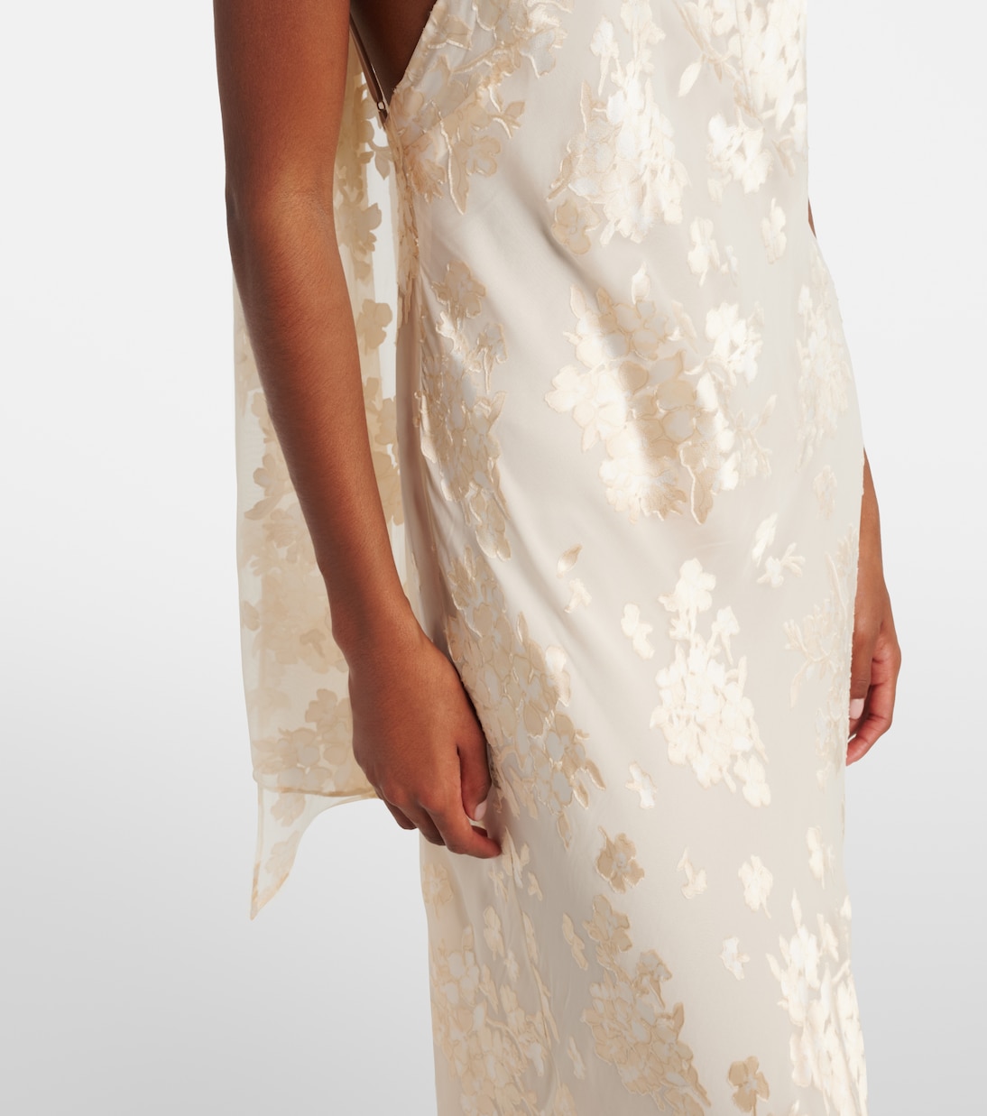 Robe longue Bridal Hayley à fleurs | Rixo
