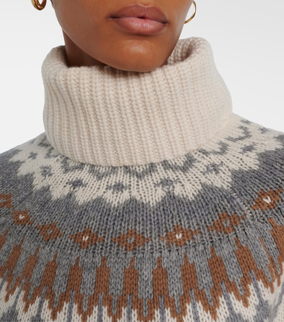 Pull Ingrid en jacquard de cachemire | Bogner