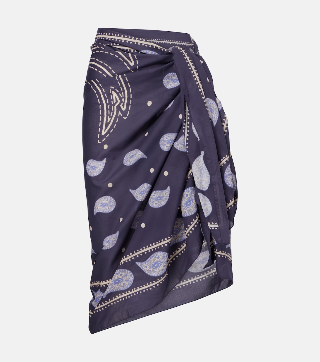 Printed cotton beach cover-up | Johanna Ortiz